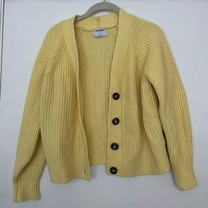 Cozy Yellow Cardigan